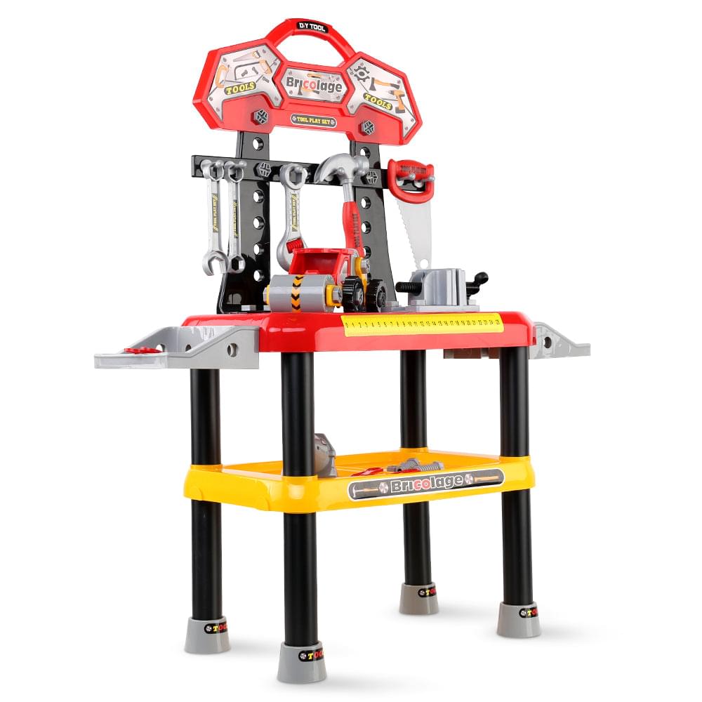 Kids Workbench Play Set - Red - Play Kitchen