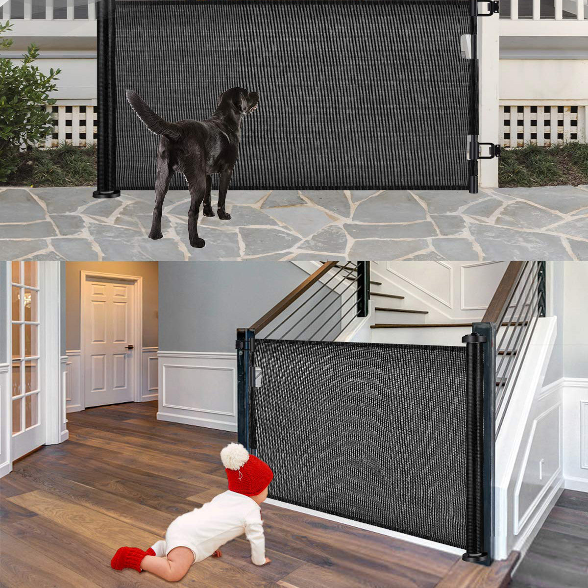 Retractable Baby Gate - Play Kitchen