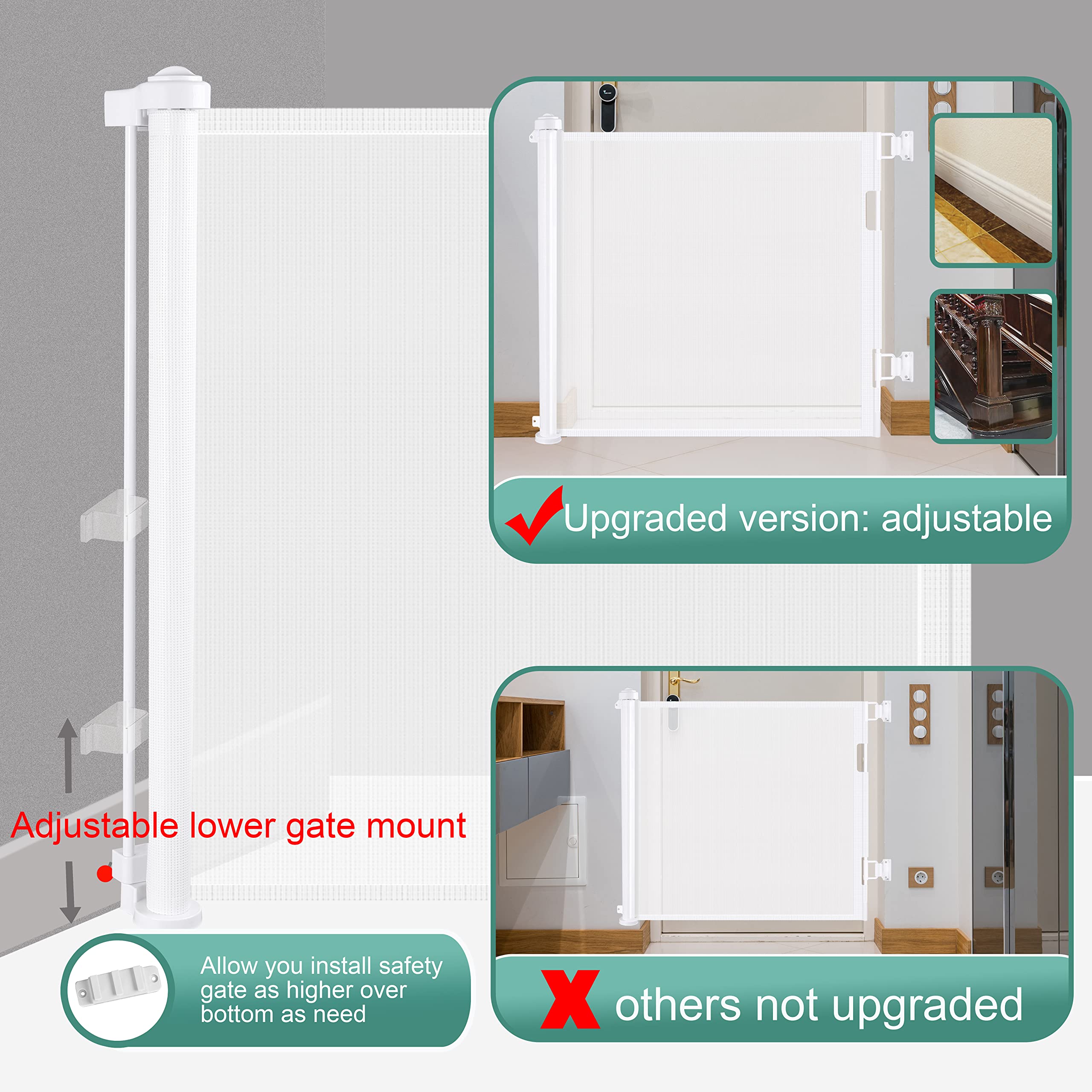 Retractable Baby Gate - Play Kitchen
