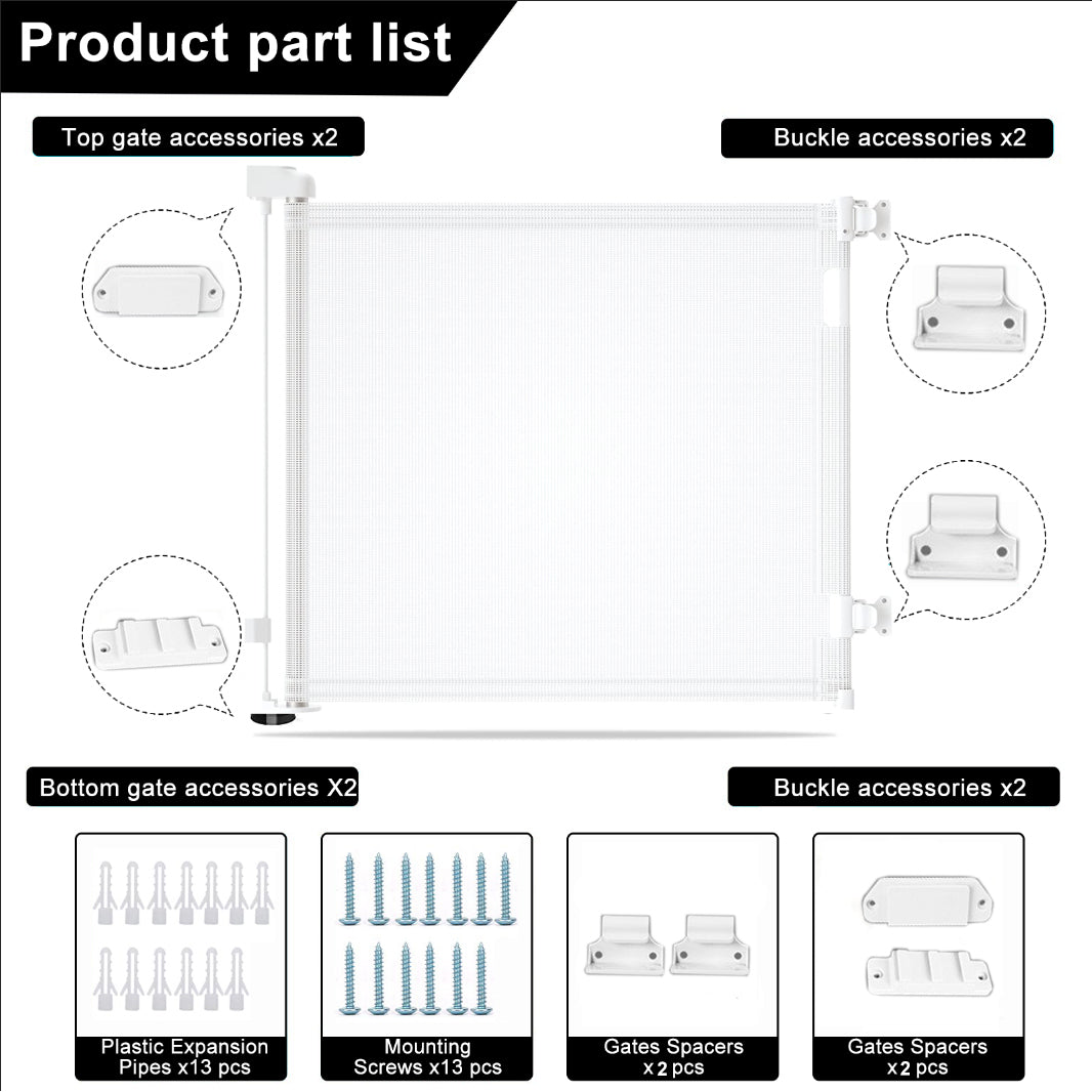 Retractable Baby Gate - Play Kitchen