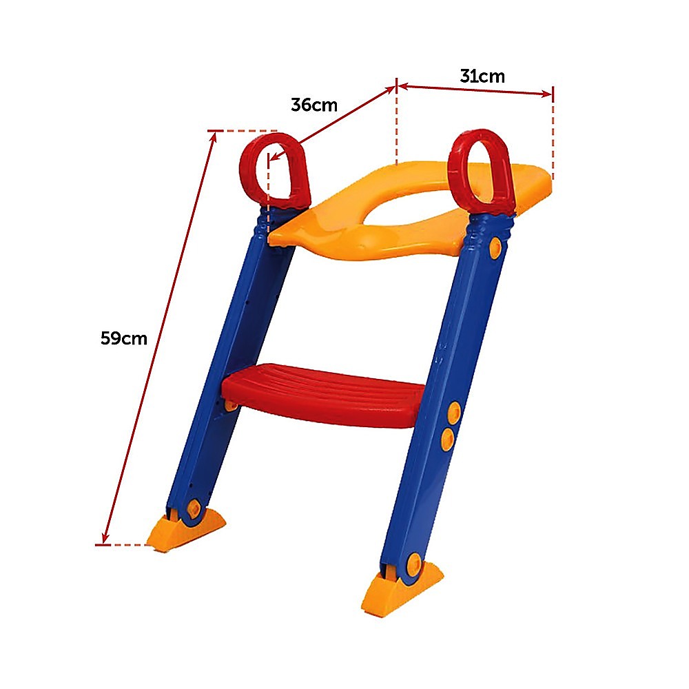 Kids Toilet Ladder Toddler Potty Training Seat - Play Kitchen