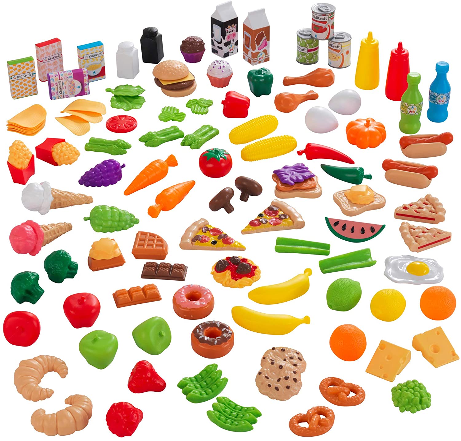 Tasty Treats Play Food Set for kids (115 pcs) - Play Kitchen