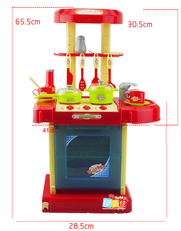 Portable Kids Play Kitchen - Play Kitchen