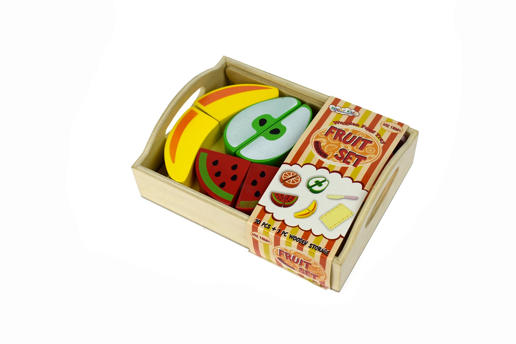 Wooden Fruit Tray Toy - Play Kitchen