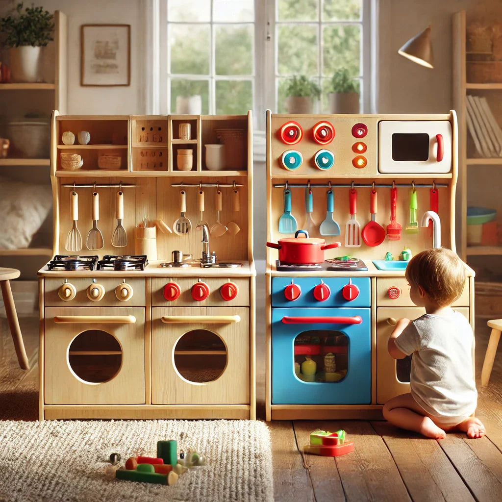 Wooden vs Plastic Play Kitchens: Pros and Cons