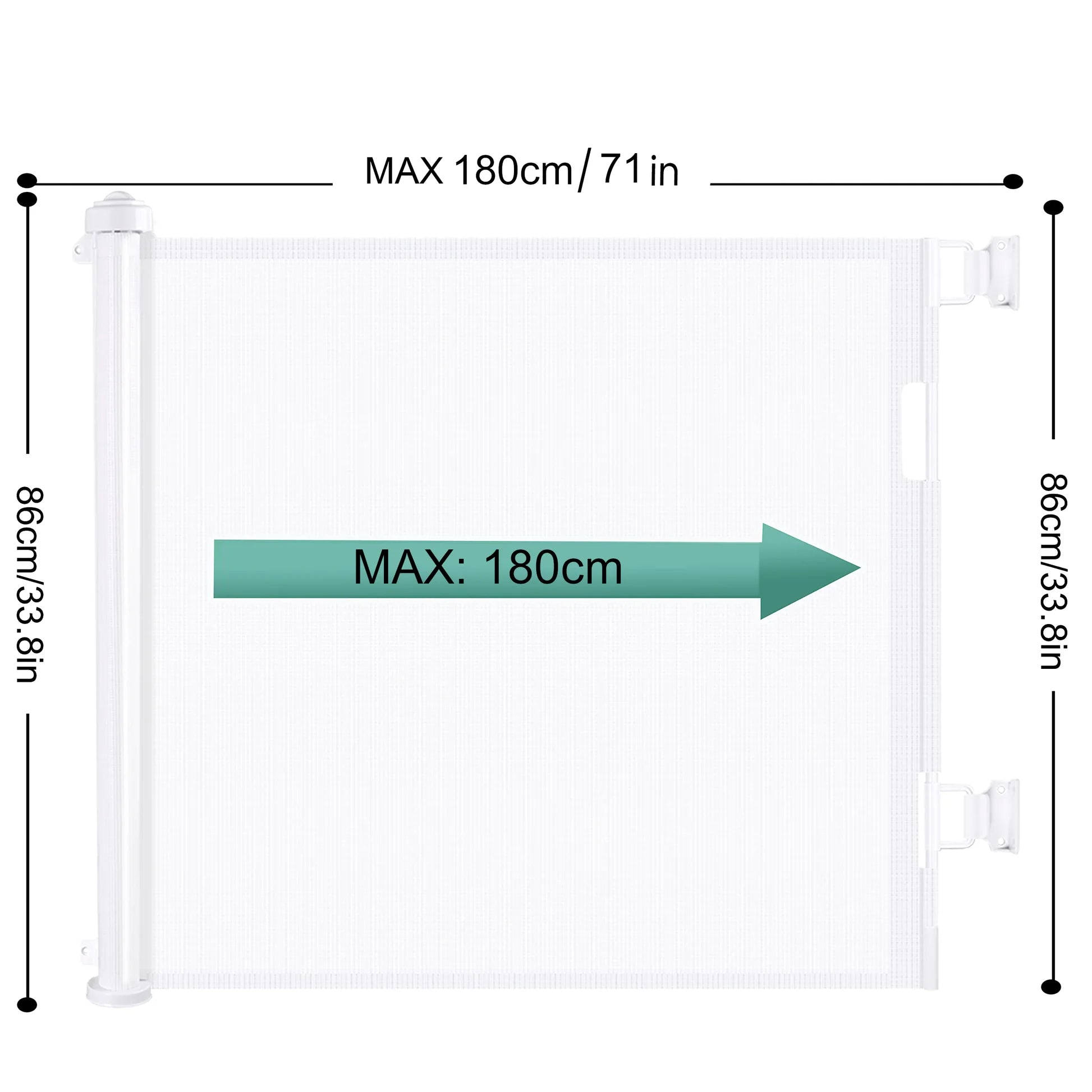 Retractable Baby Gate