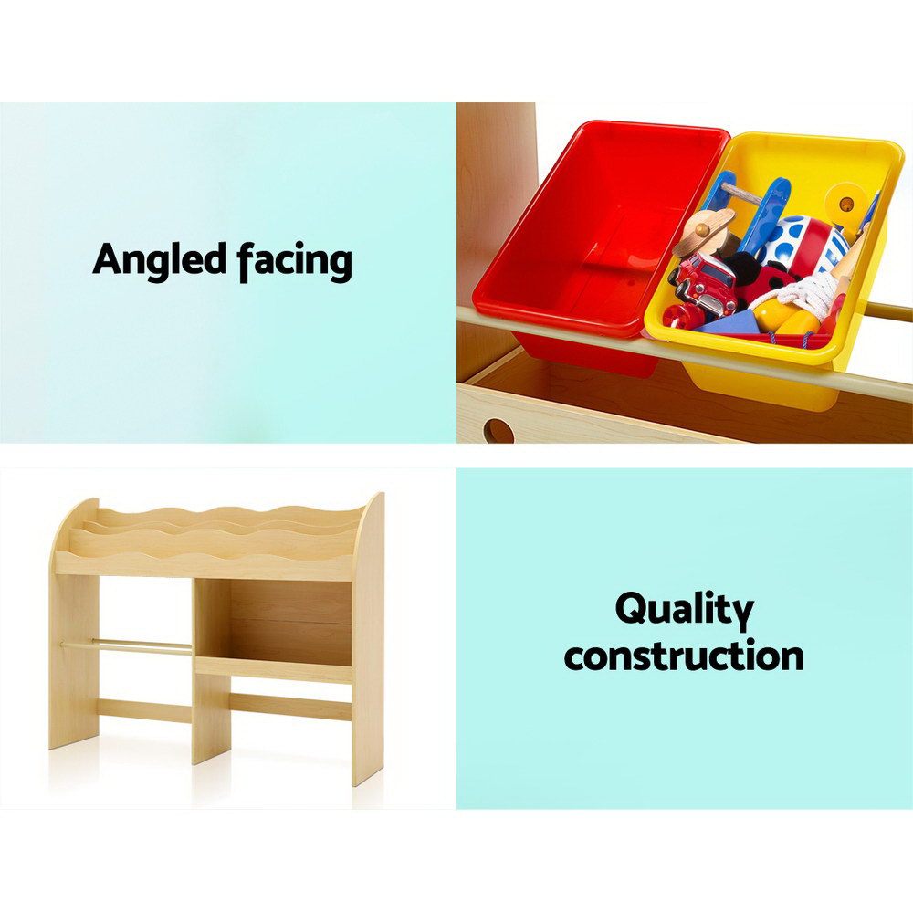 3-Tier Toy Storage angled facing