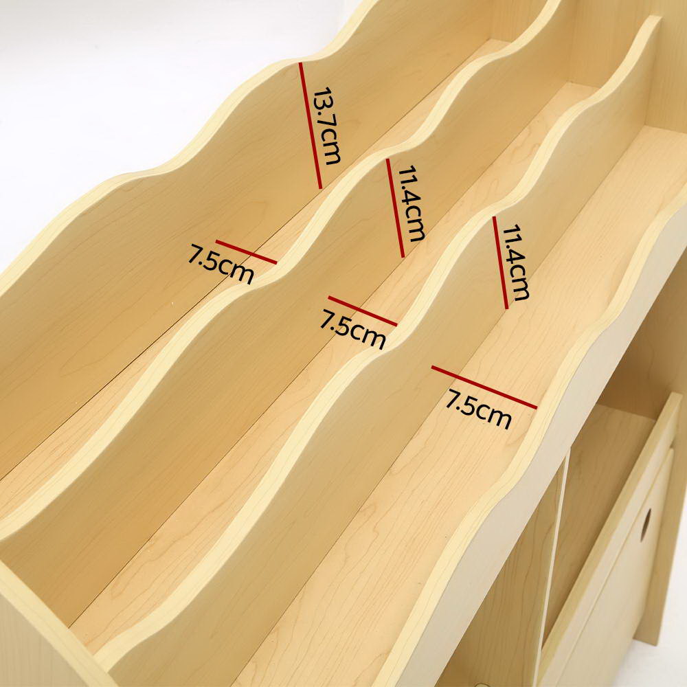 3-Tier Toy Storage inside size