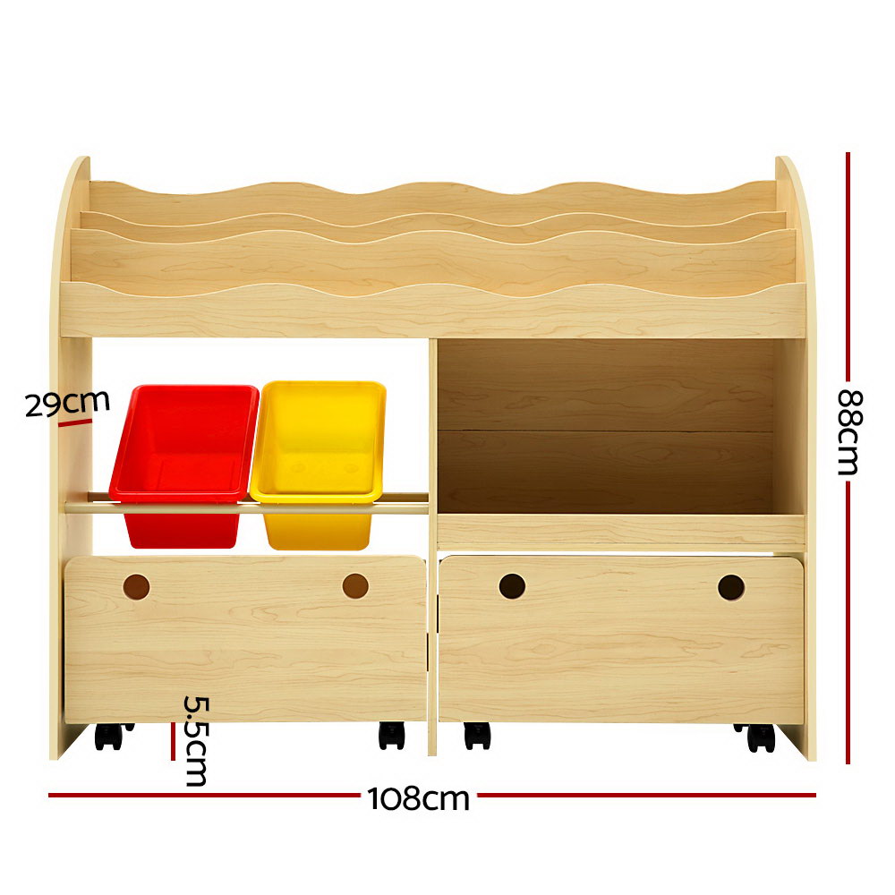 3-Tier Toy Storage size