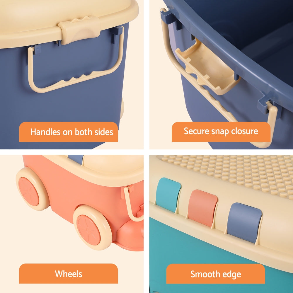 Car Themed Toy Storage Box features