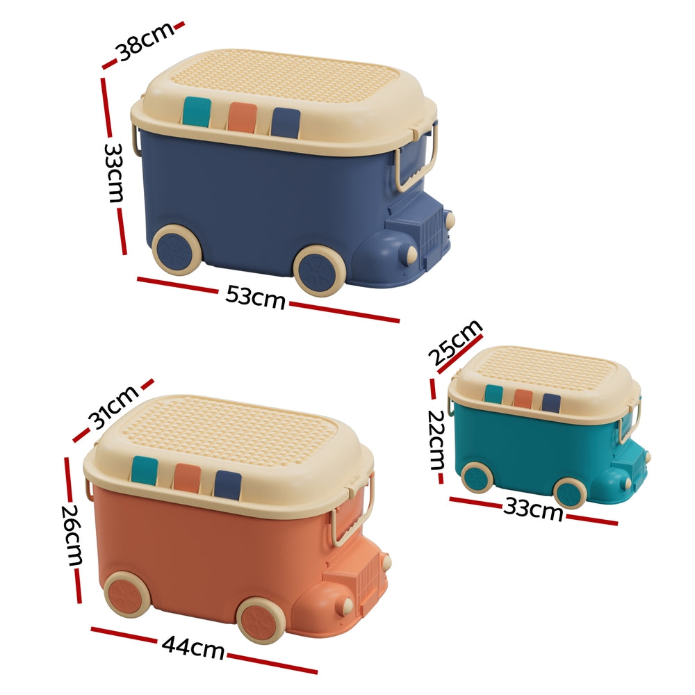 Car Themed Toy Storage Box size