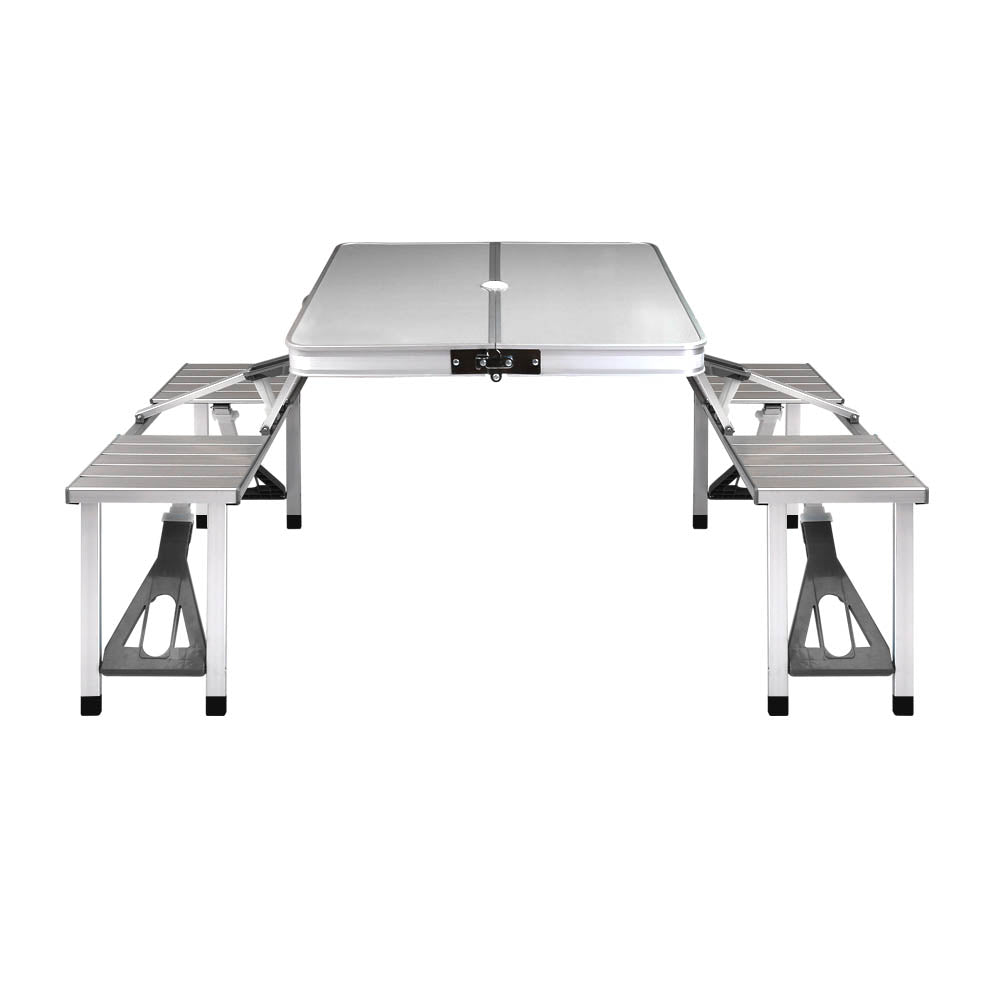 Foldable Picnic Table side