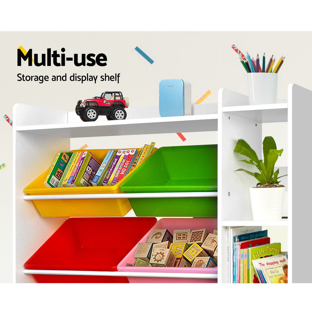 Multi-bin Toy Storage with toy