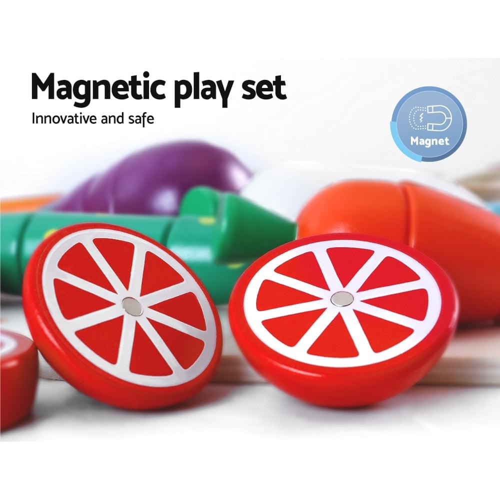 Cutting Fruit Toy Vegetables Kitchenware Play Set - Play Kitchen
