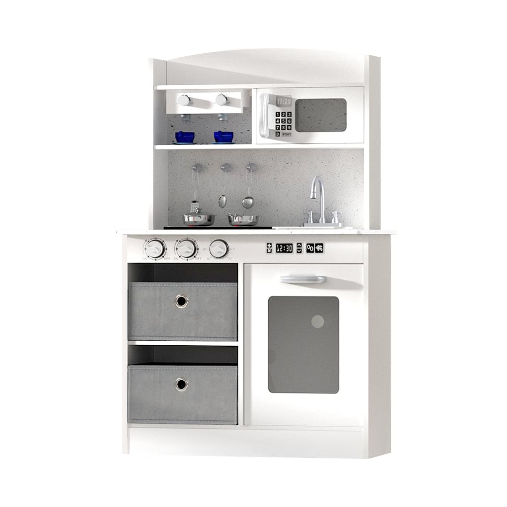 Kids Kitchen Set Pretend Play Wooden Toys Cooking Cookware Children's Toy - Play Kitchen