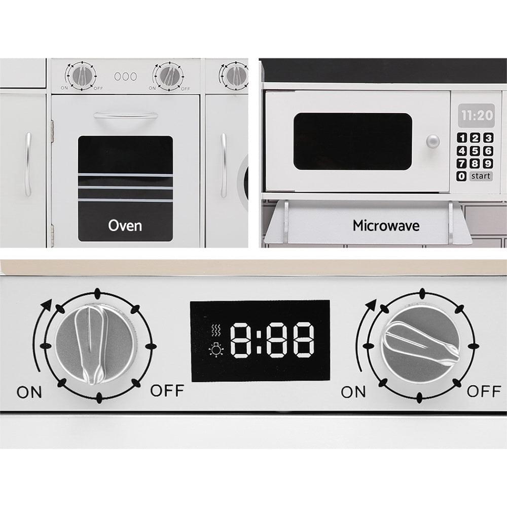 Wooden Kitchen Pretend Play Set - Play Kitchen