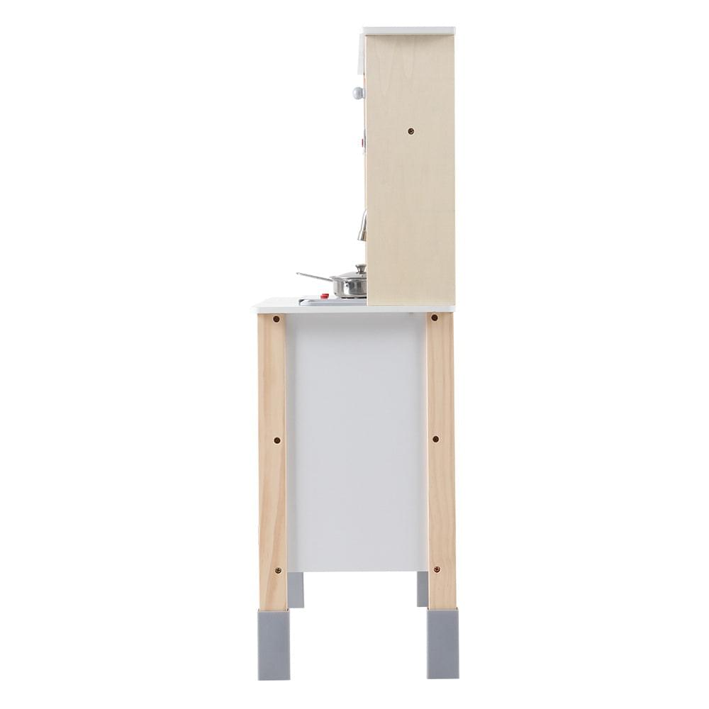 Kids Kitchen Set Pretend Play Wooden Toys Cooking Cookware Children's Toy - Play Kitchen