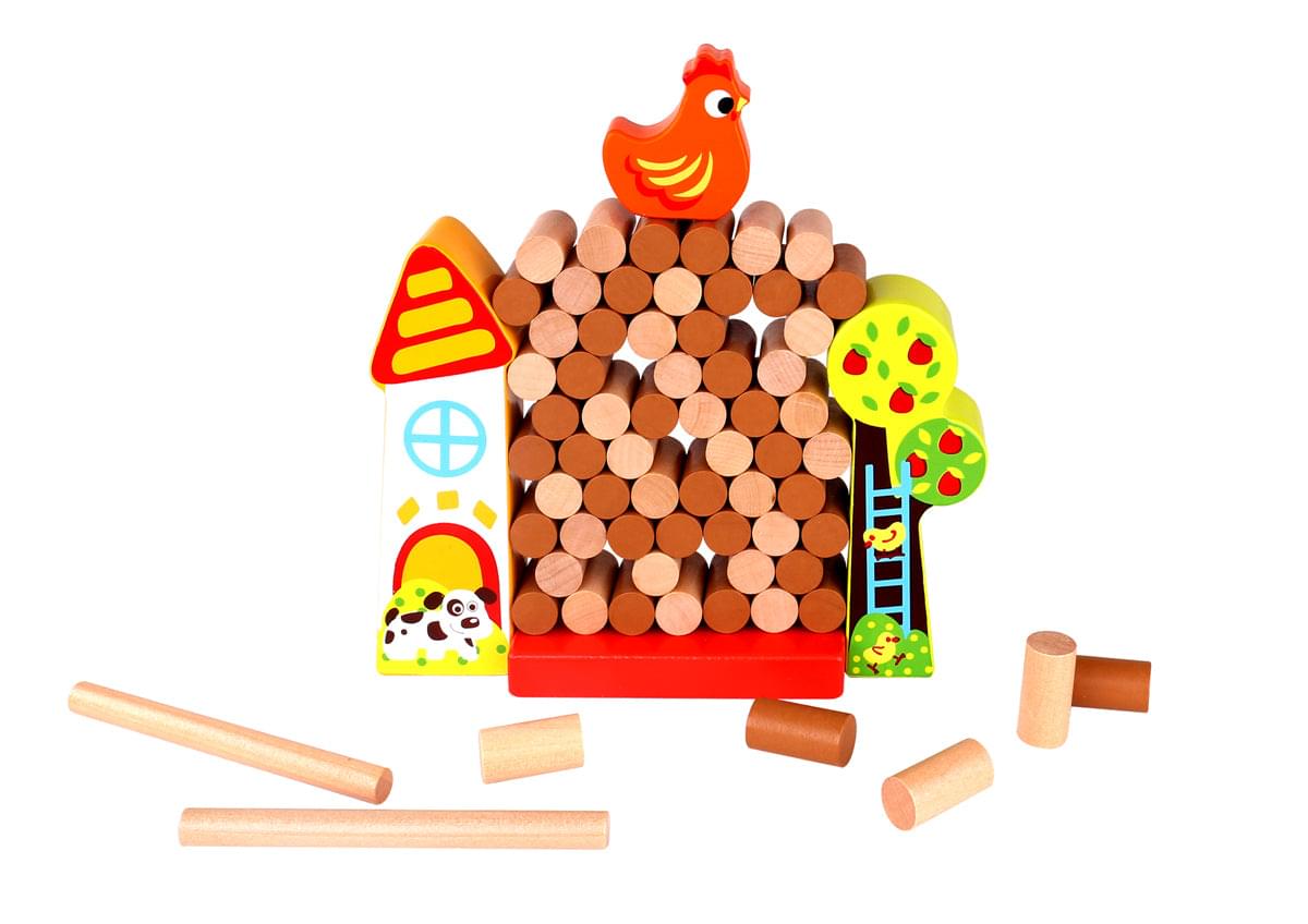 Jenga Farm Game Toy - Play Kitchen