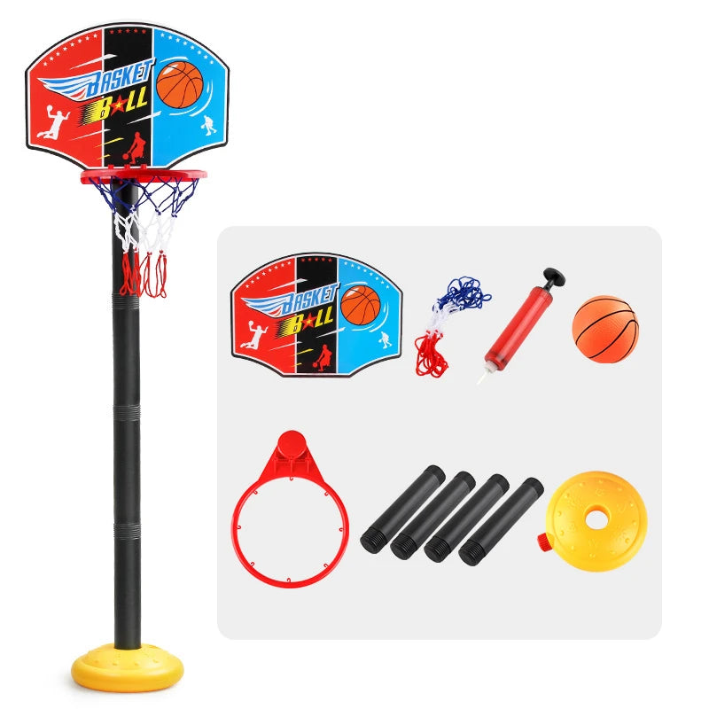 Toddler Basketball Hoop - Adjustable Height - Play Kitchen