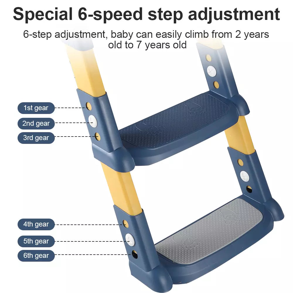 Toilet Training Seat blue adjustment