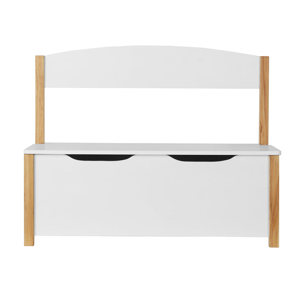 Toy Storage Bench front