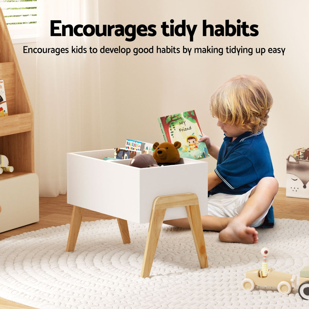 Toy Storage Rack encourages tidy habits