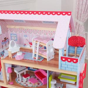 Doll Cottage with Furniture for kids (Model 1) - Play Kitchen