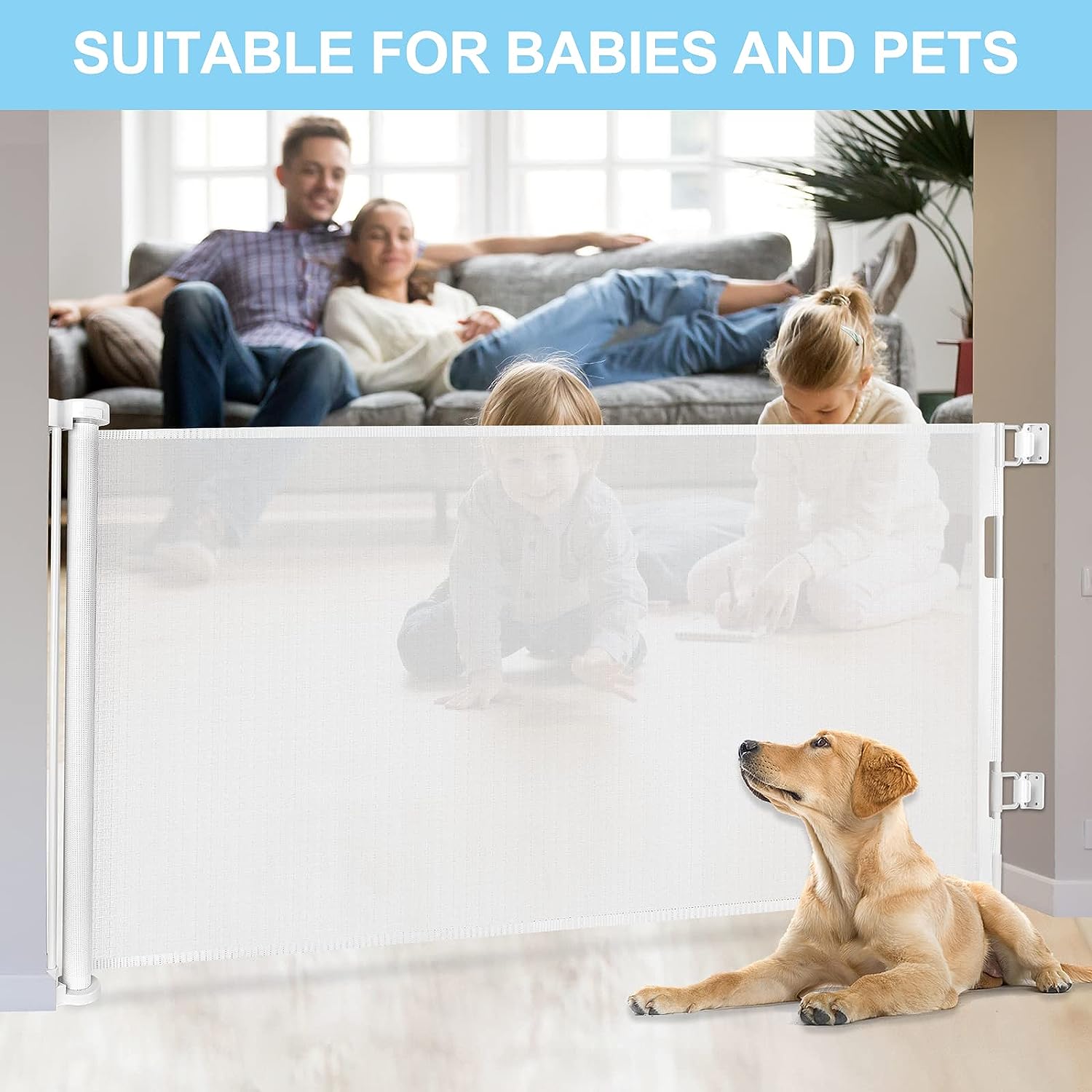 Retractable Baby Gate - Play Kitchen