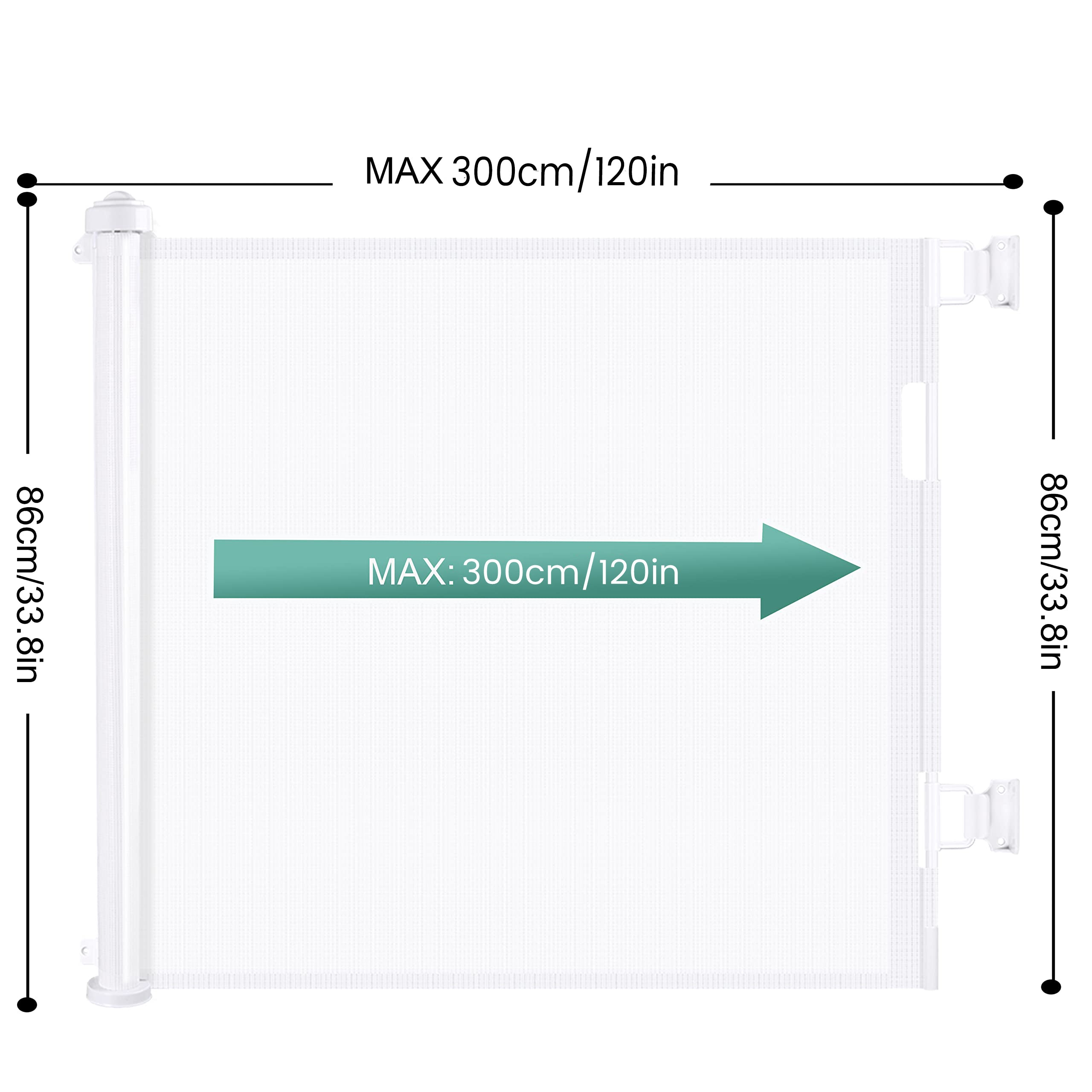 Retractable Baby Gate - Play Kitchen