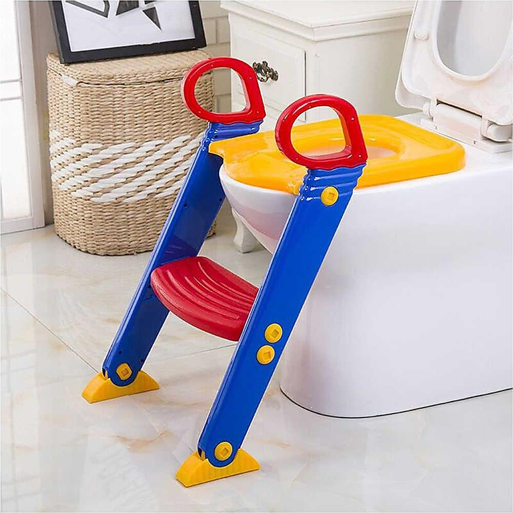 Kids Toilet Ladder Toddler Potty Training Seat - Play Kitchen