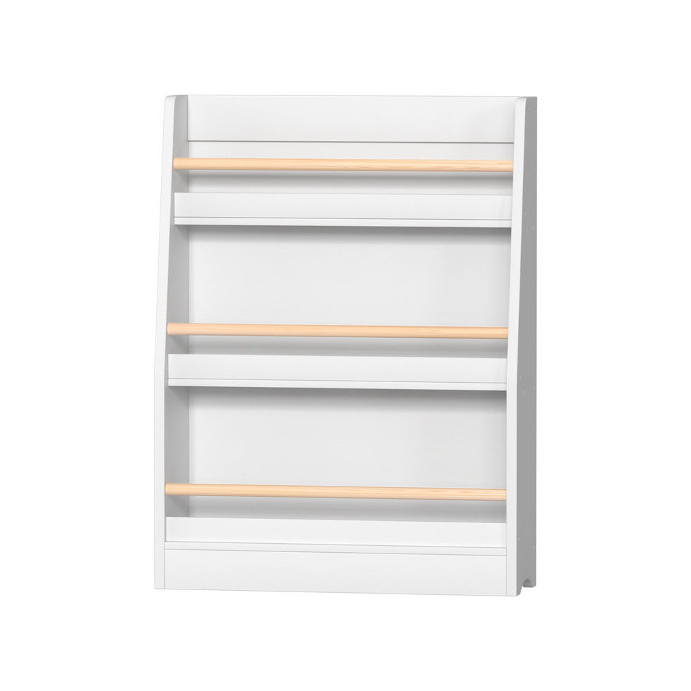 White Children's Bookshelf – 3-Tier Bookshelf 