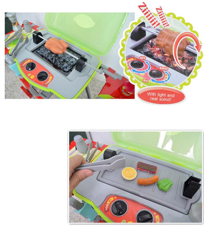 Kids BBQ Play Set - Play Kitchen
