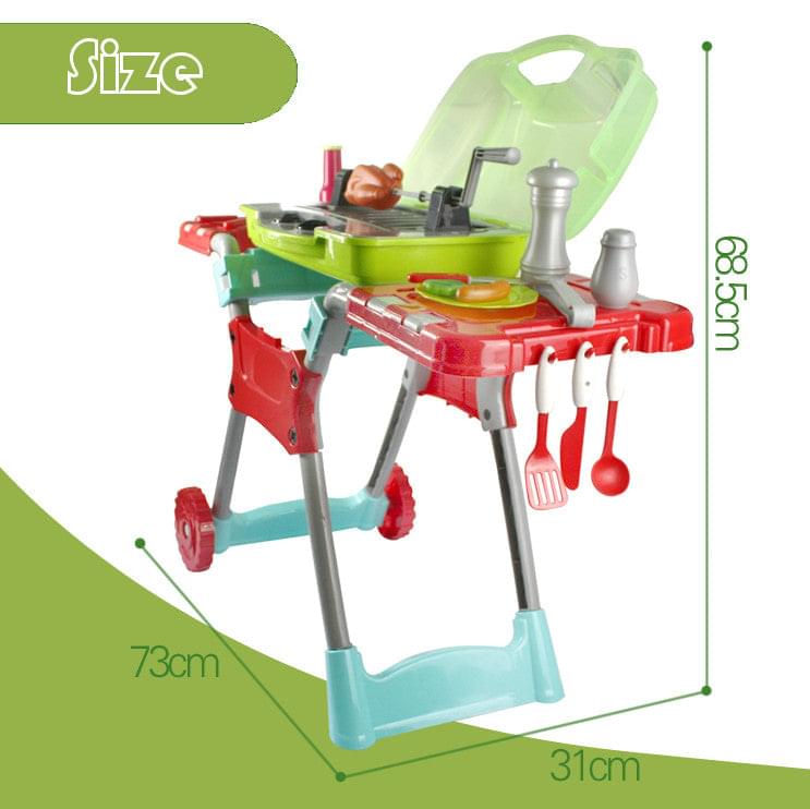 Kids BBQ Play Set - Play Kitchen