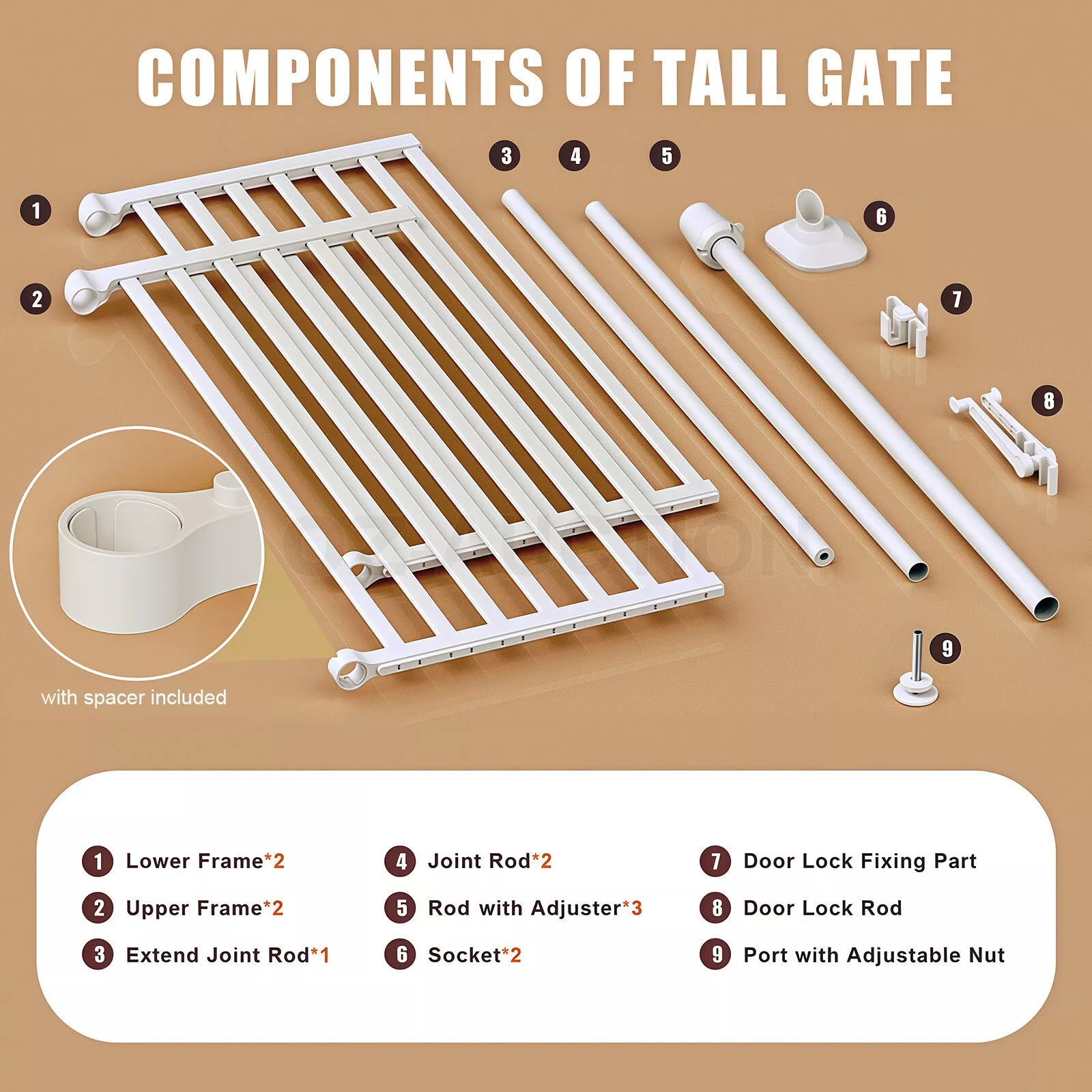 Tall Baby Gate 185cm