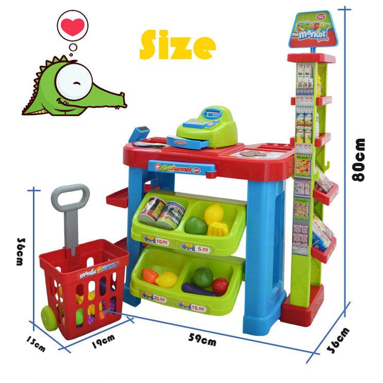  Kids Cash Register toy size
