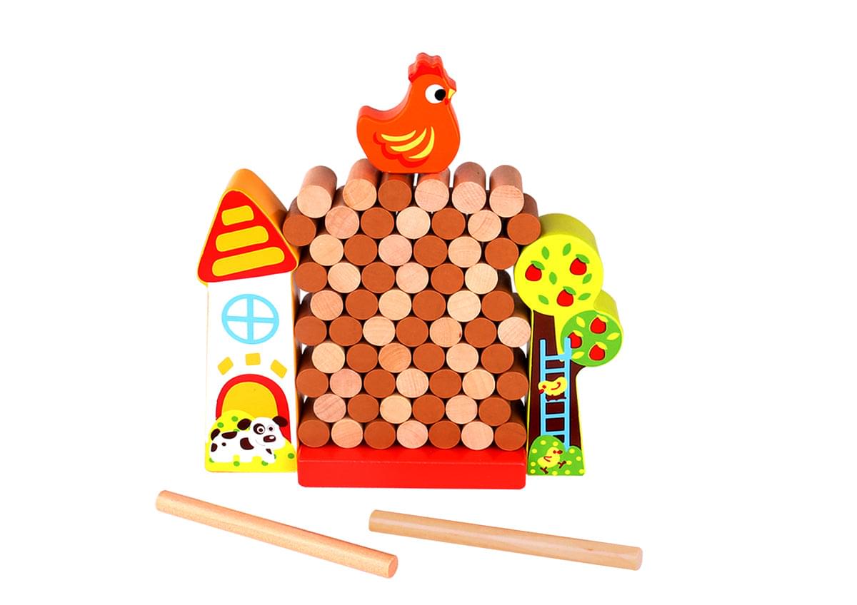 Jenga Farm Game Toy - Play Kitchen