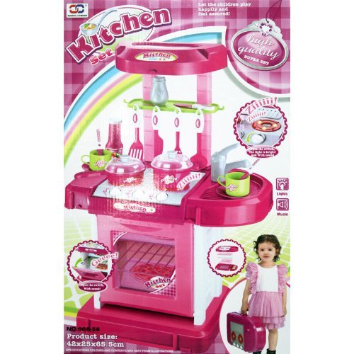 Portable Kids Play Kitchen - Play Kitchen