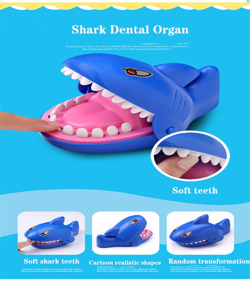 Shark Teeth Finger Biting Game Toy - Play Kitchen
