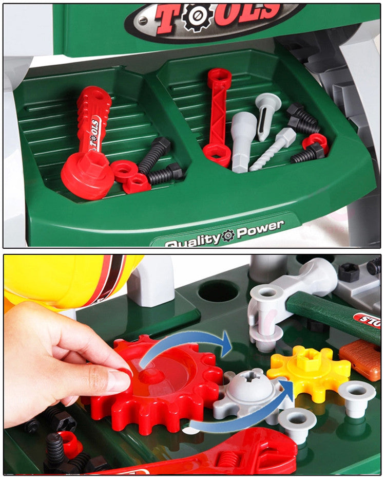 Large Kids Tool Bench Play Set - Play Kitchen