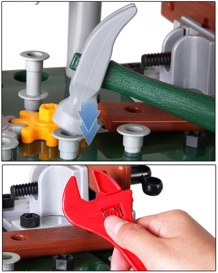 Large Kids Tool Bench Play Set - Play Kitchen