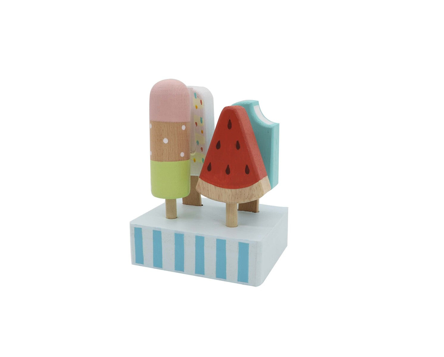 Wooden Ice Cream Set Toy Icy Poles - Play Kitchen