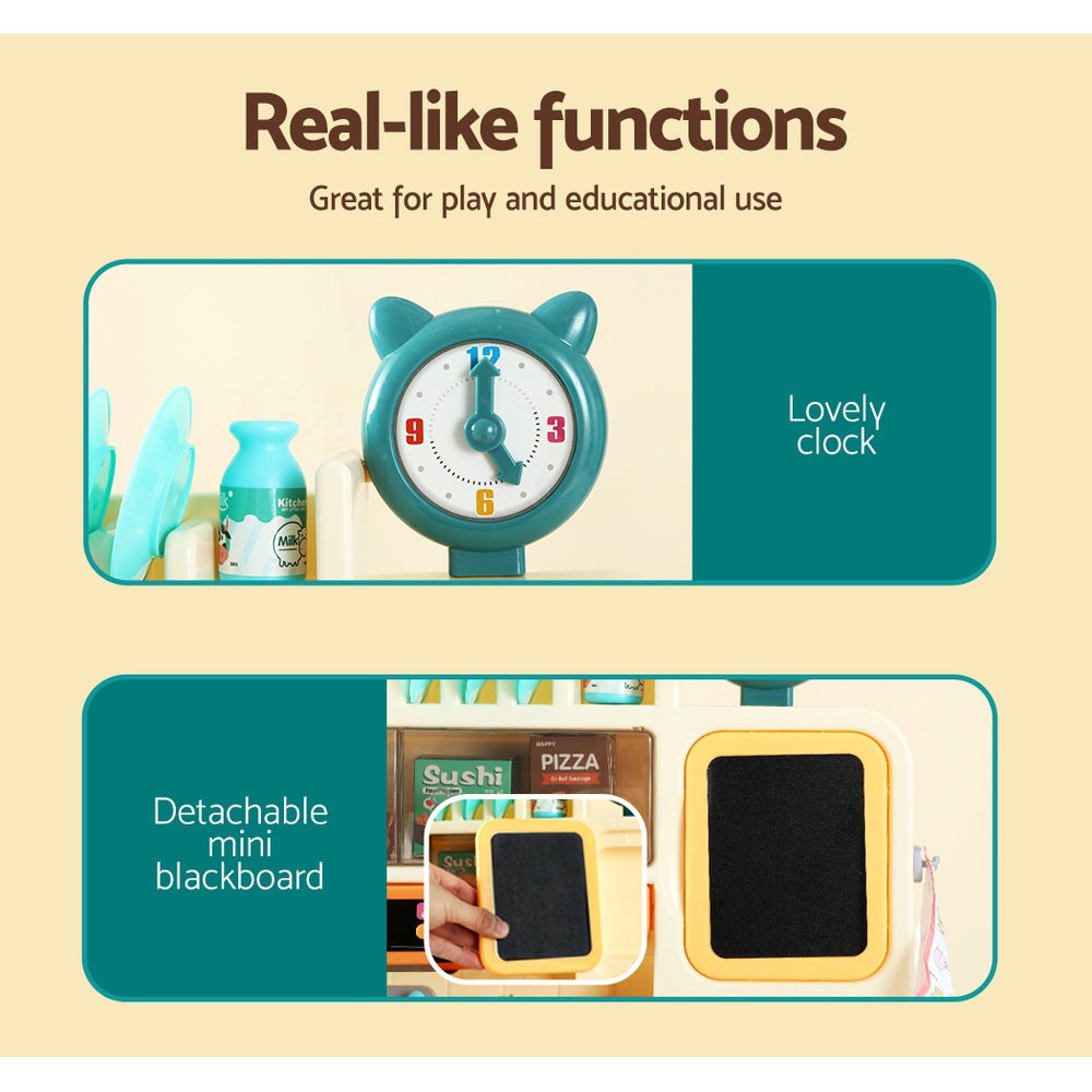 Plastic Play Kitchen Toy 73pcs - Play Kitchen