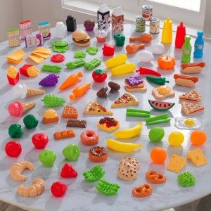 Tasty Treats Play Food Set for kids (115 pcs) - Play Kitchen