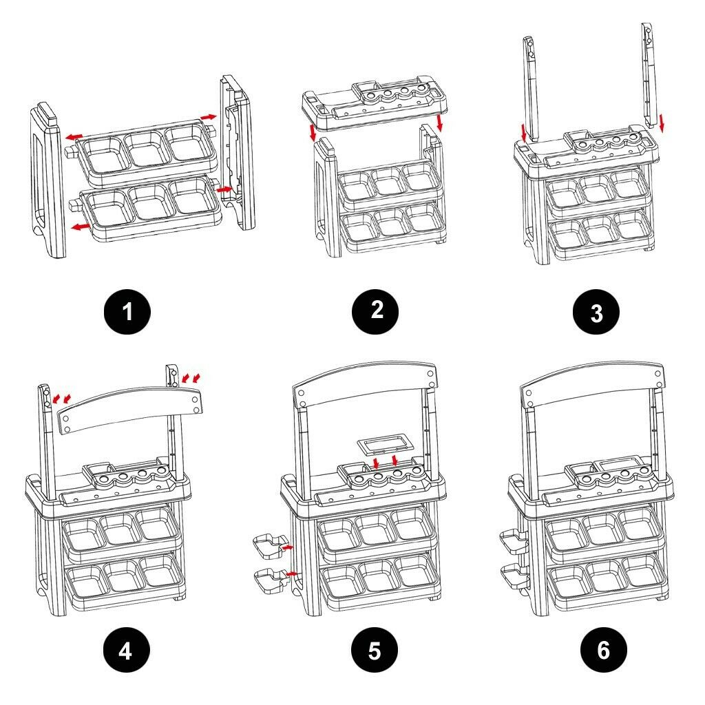 Kids Supermarket Ice Cream Cart Shop Dessert Food Pretend Role Play Set Toy Blue - Play Kitchen