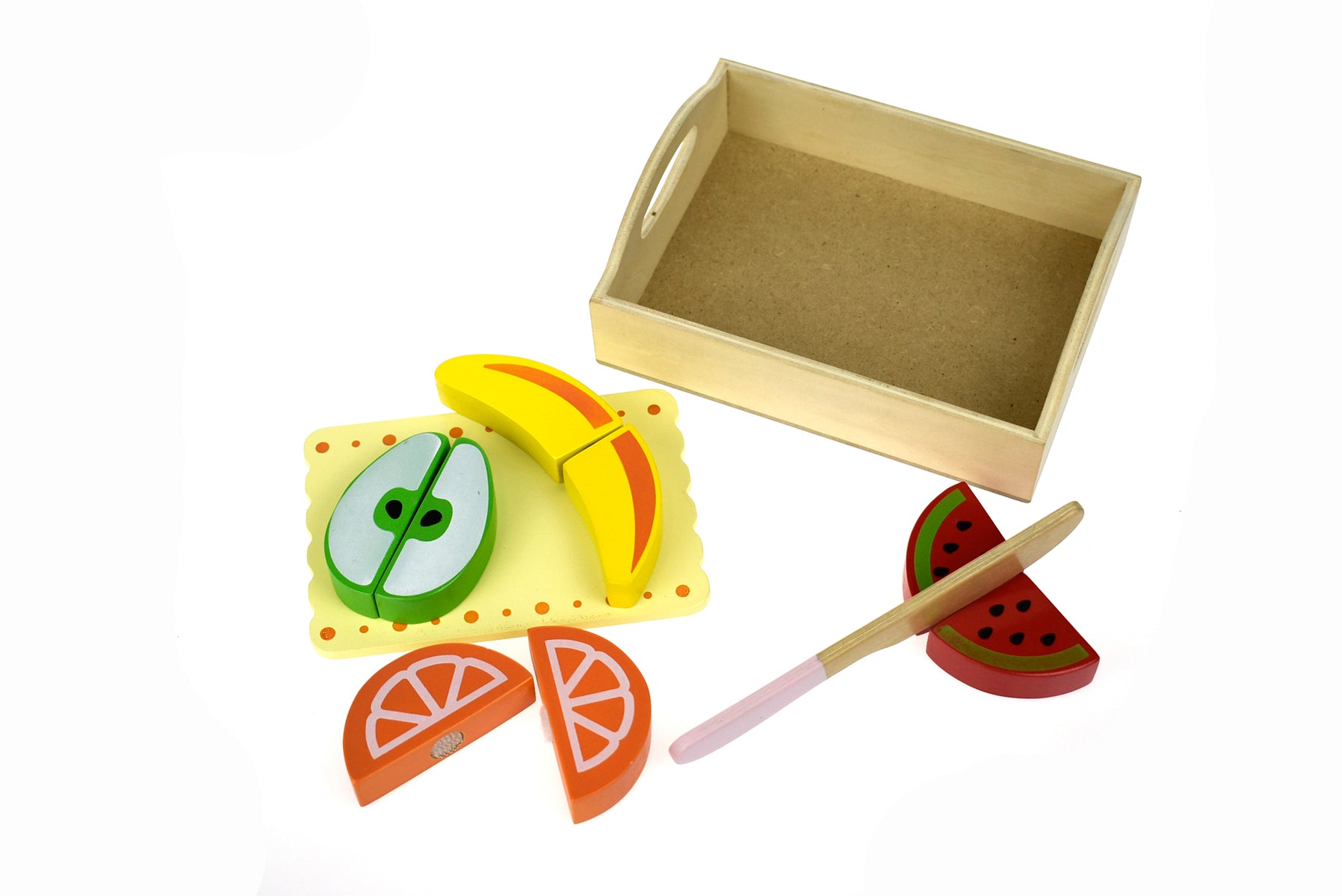 Wooden Fruit Tray Toy - Play Kitchen