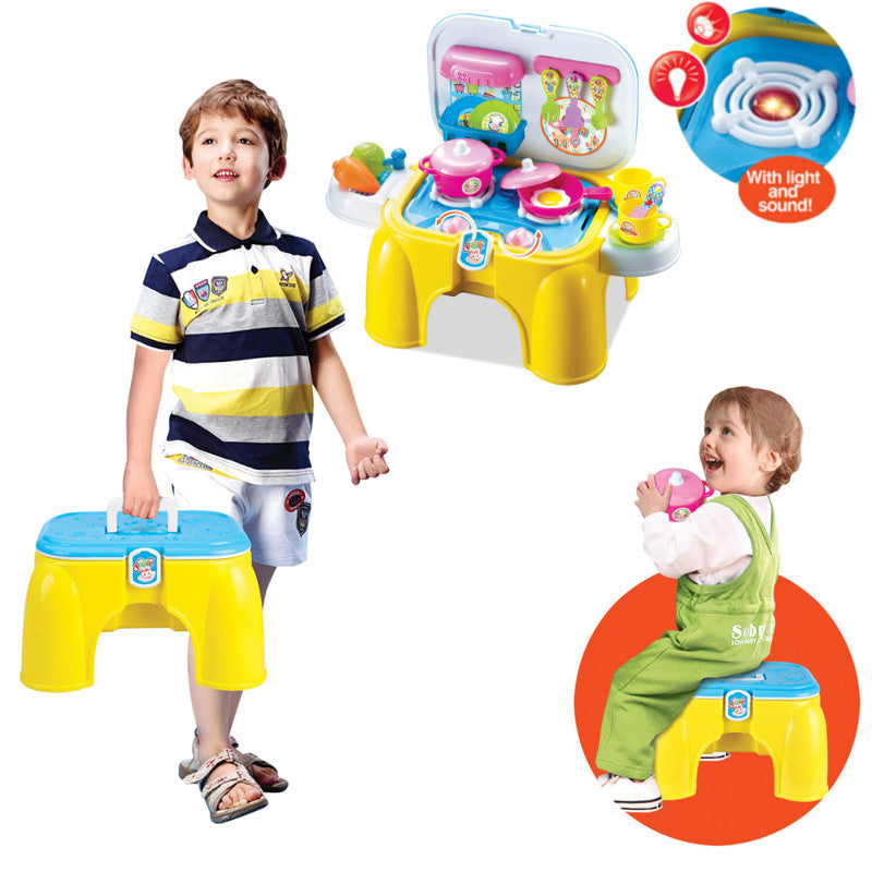 Portable Kitchen Play Set Chair - Play Kitchen