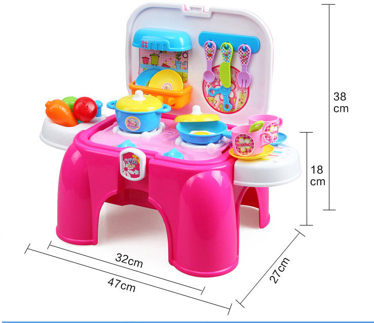 Portable Kitchen Play Set Chair - Play Kitchen