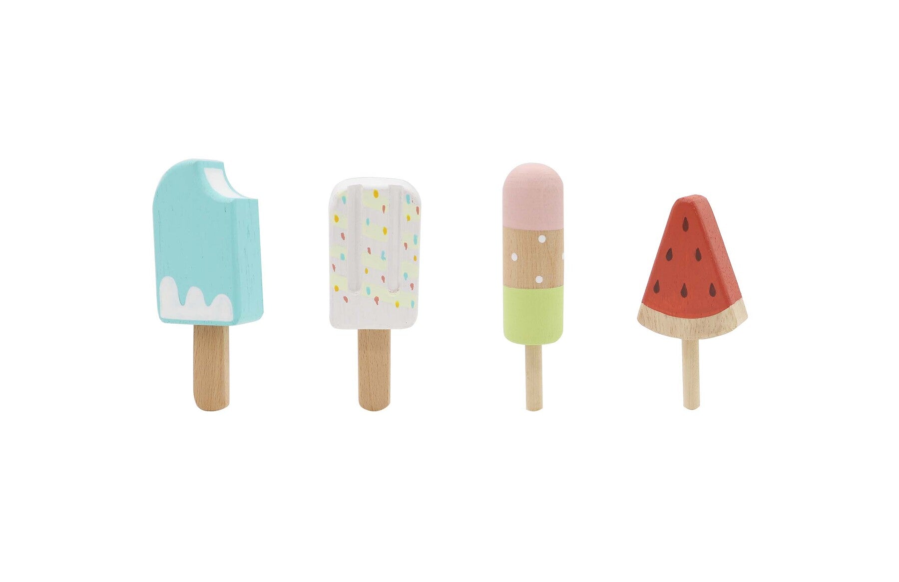 Wooden Ice Cream Set Toy Icy Poles - Play Kitchen
